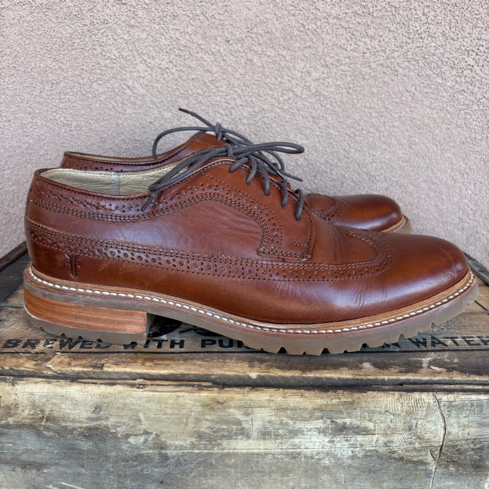 Frye James Lug Wingtip Derby Oxford